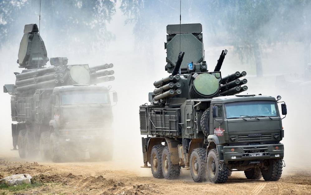 КАМАЗ-6560 с системой ПВО Панцирь-С.