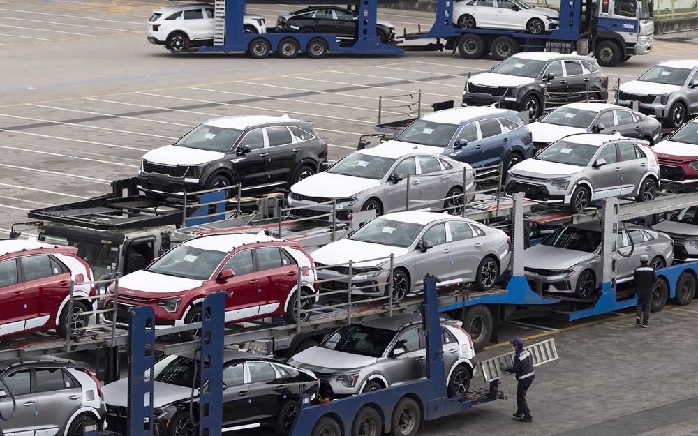 Взрывной рост импорта автомобилей из Южной Кореи наблюдается в России