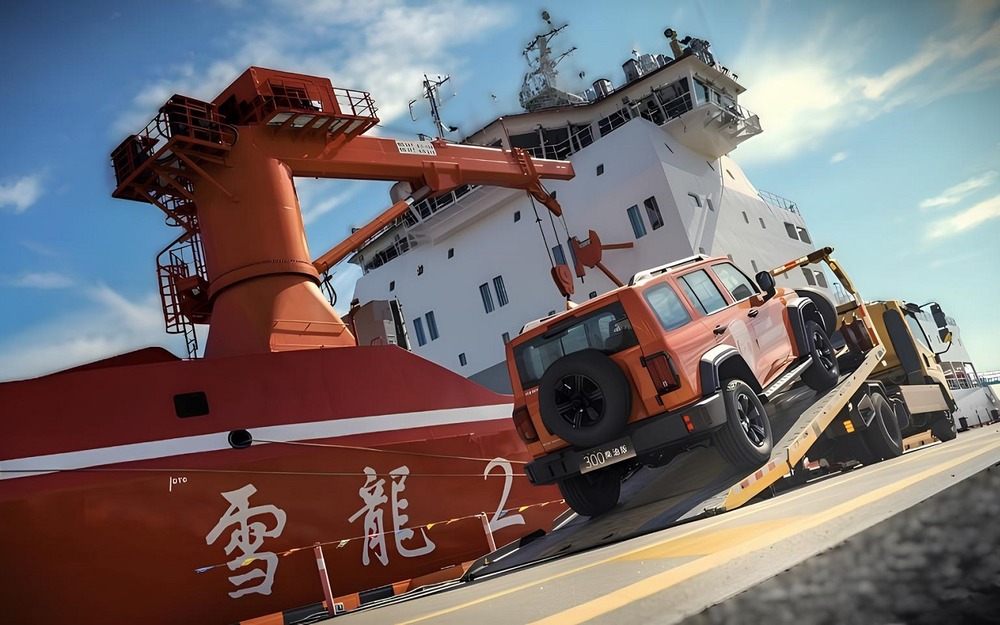 GWM Tank 300 Diesel бросает вызов льдам Антарктики