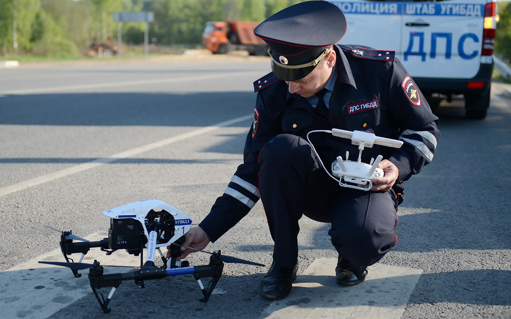 ГИБДД патрулирует с помощью дронов. Пока это эксперимент