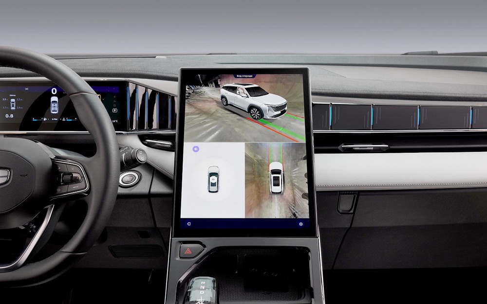 Интерьер Geely Atlas