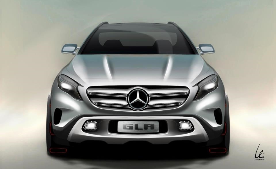Первые официальные фото кроссовера Mercedes-Benz GLA