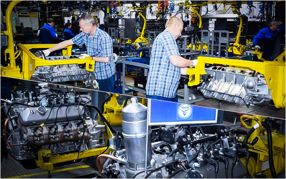В России начали производство мотора V8