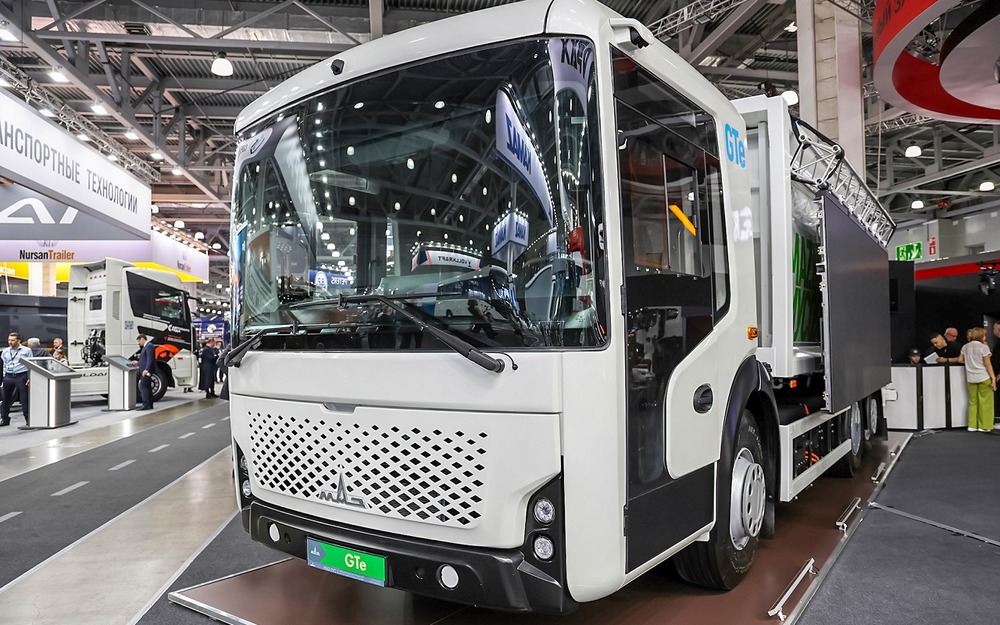 Электрический мусоровоз МАЗ GTe