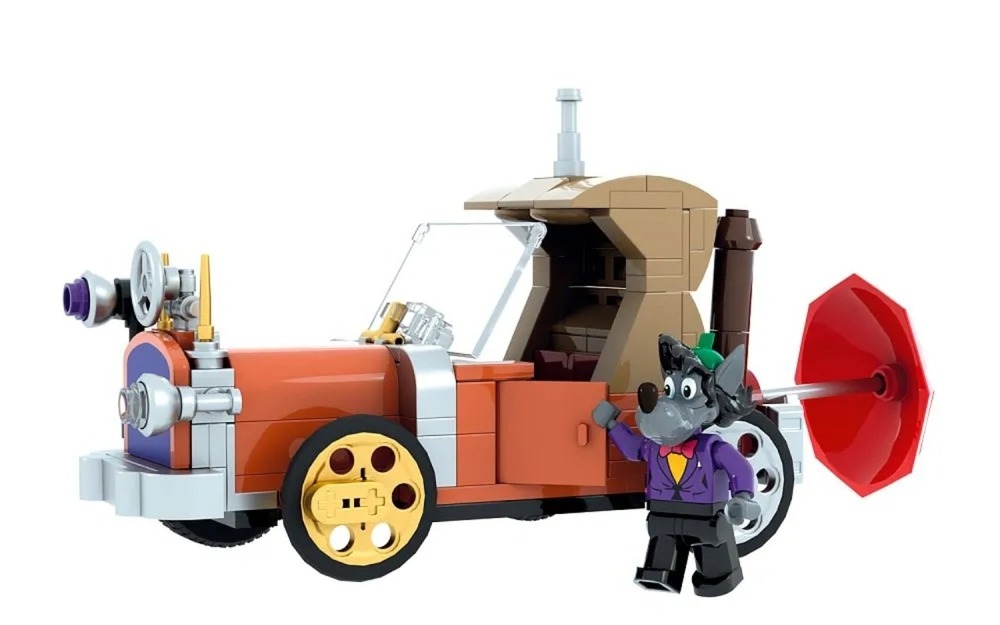 LEGO-конструктор машины Волка из мультфильма «Ну, погоди!»