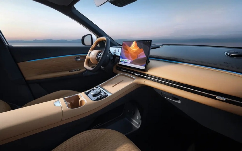 Интерьер Geely EX5 EM-i