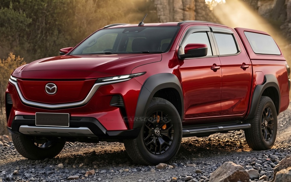 Рендер пикапа Mazda BT-50. Автор: Thanos Pappas