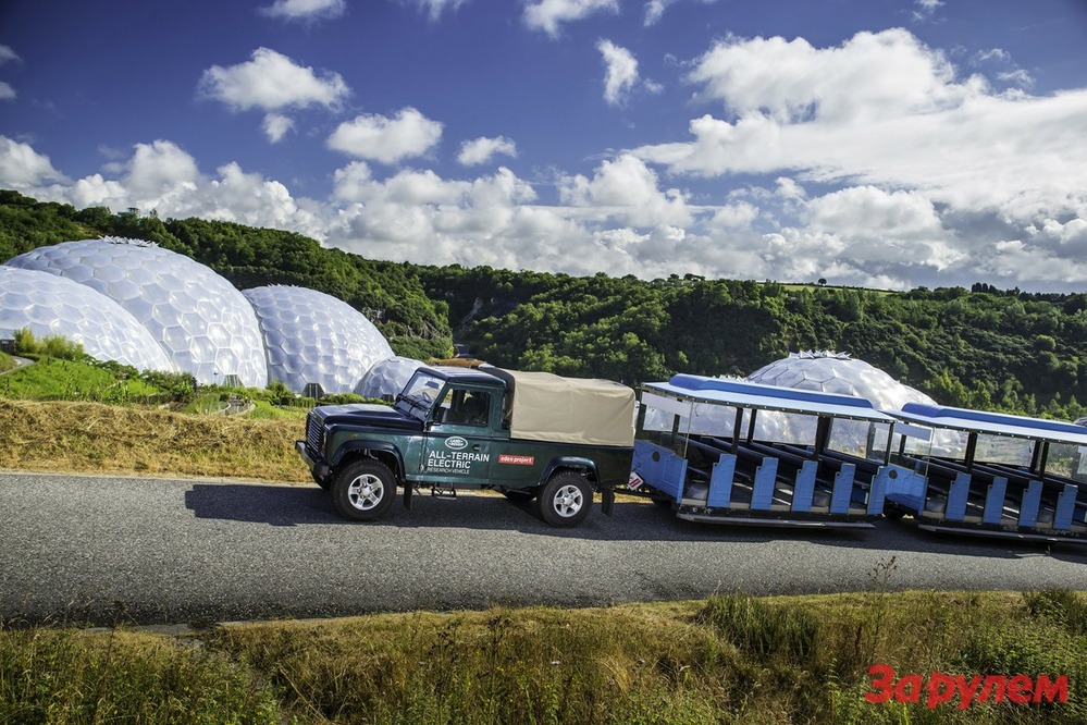 Land Rover испытал Defender на электротяге