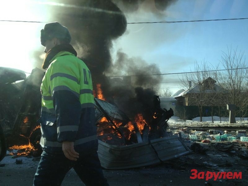ДТП на Горьковском шоссе - фото очевидца