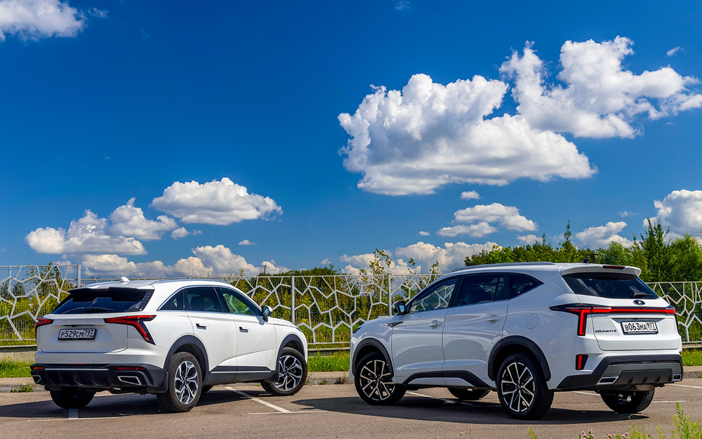 Haval F7 и Москвич 8 - тест в цифрах
