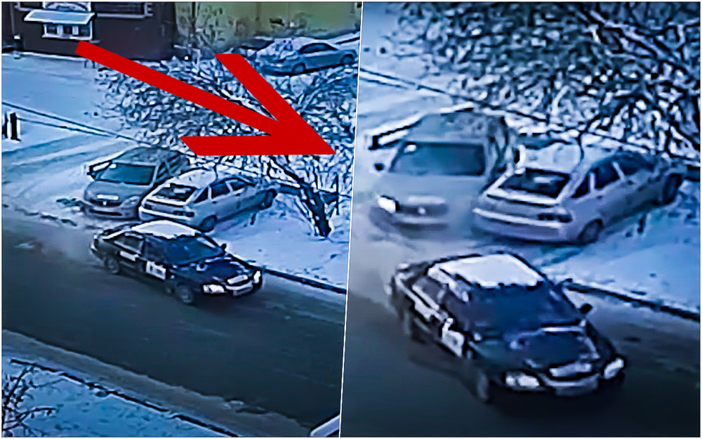 Как не надо буксировать автомобиль с парковки - видеоинструкция