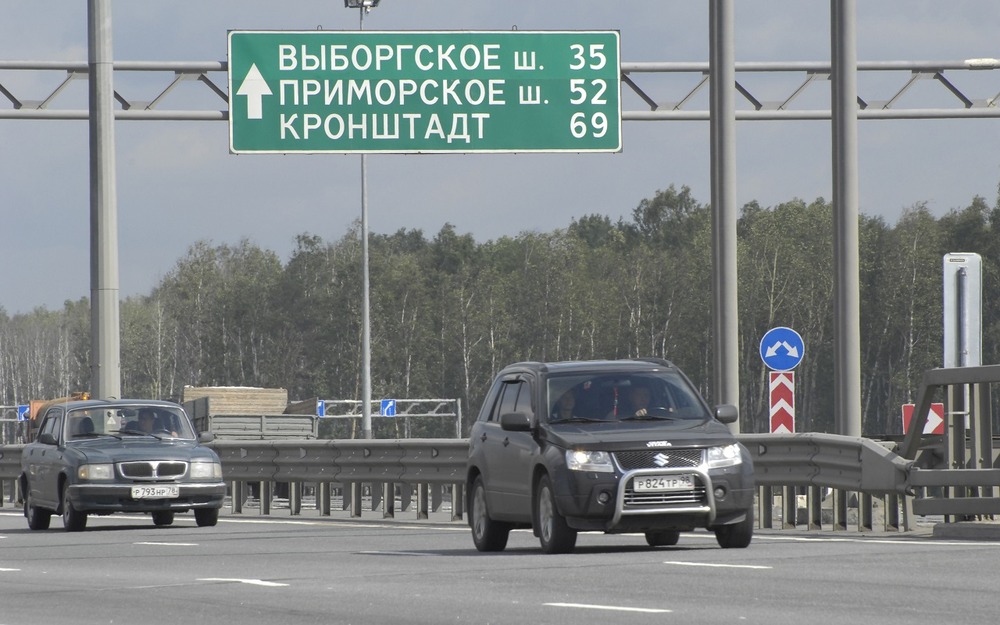 КАД полностью перекроют в одну сторону возле Кронштадта