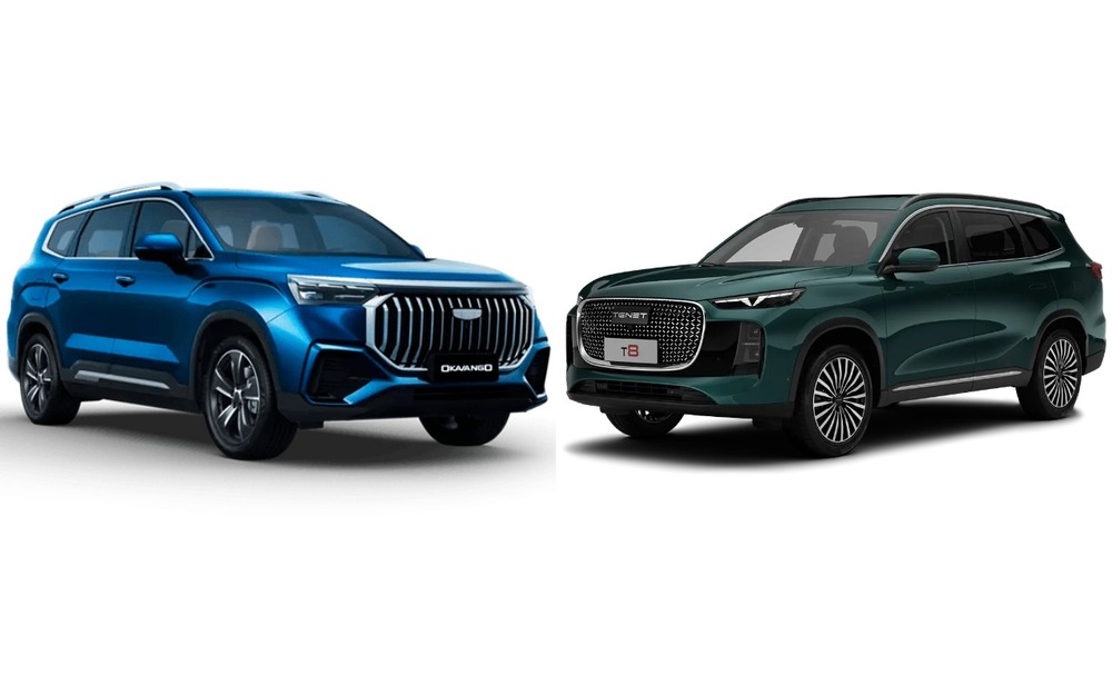 Кроссовер на 7 мест - Tenet T8 или Geely Okavango