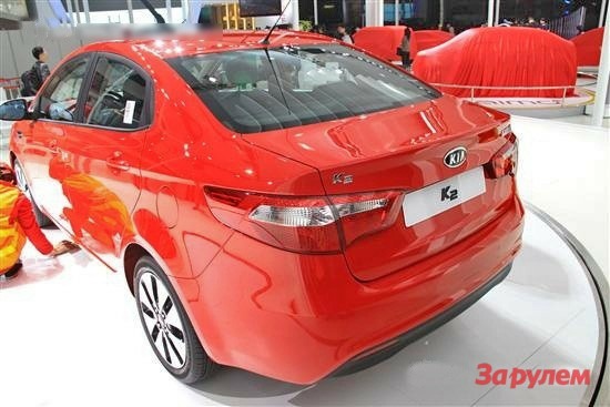 Новый Kiа Rio sedan первые фото