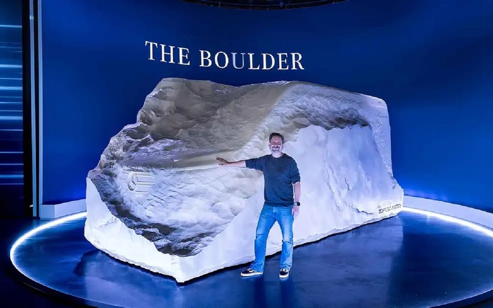 Новый Sprinter рождается из... камня