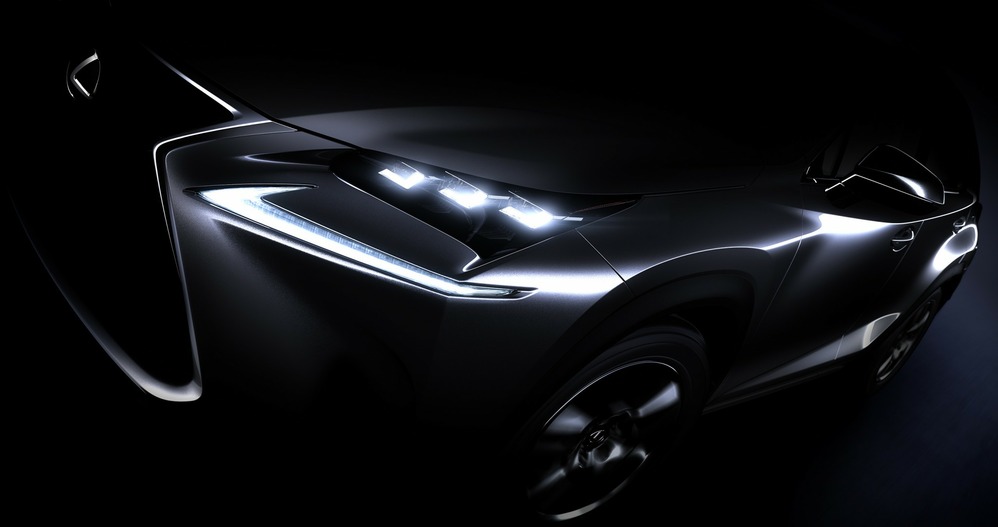 Lexus показал первое изображение нового кроссовера NX