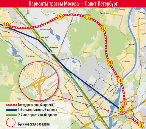 В Химкинском лесу возобновилось строительство