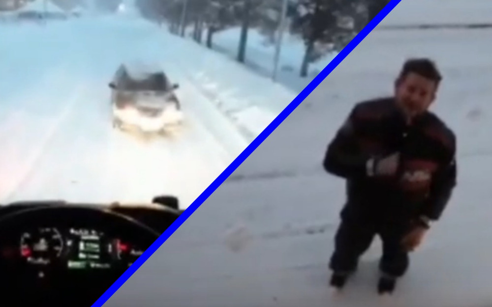«Дурак что ли?»: русский дальнобойщик повздорил с иностранцем