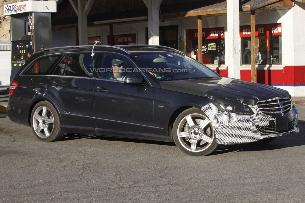 Шпионы разглядели рестайлинговый Mercedes E-class