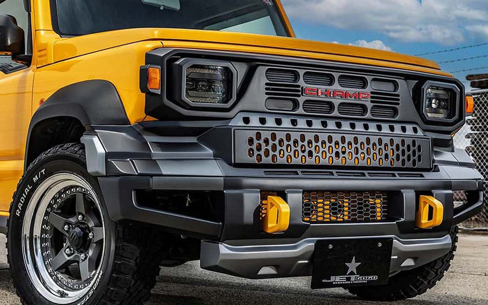 Этот Jimny пытается казаться круче, и это ему почти удалось