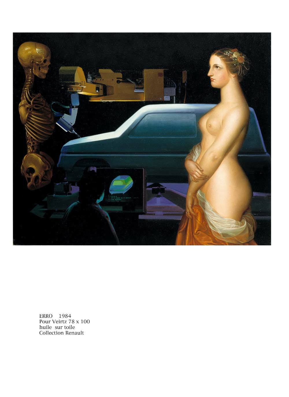 Эрро Для Виртца масло, холст, 1985
