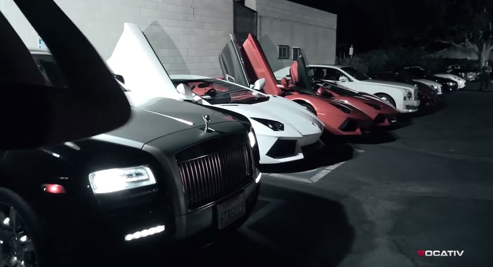 «Золотая молодежь» хвастается своими Lamborghini, Bentley и Maserati